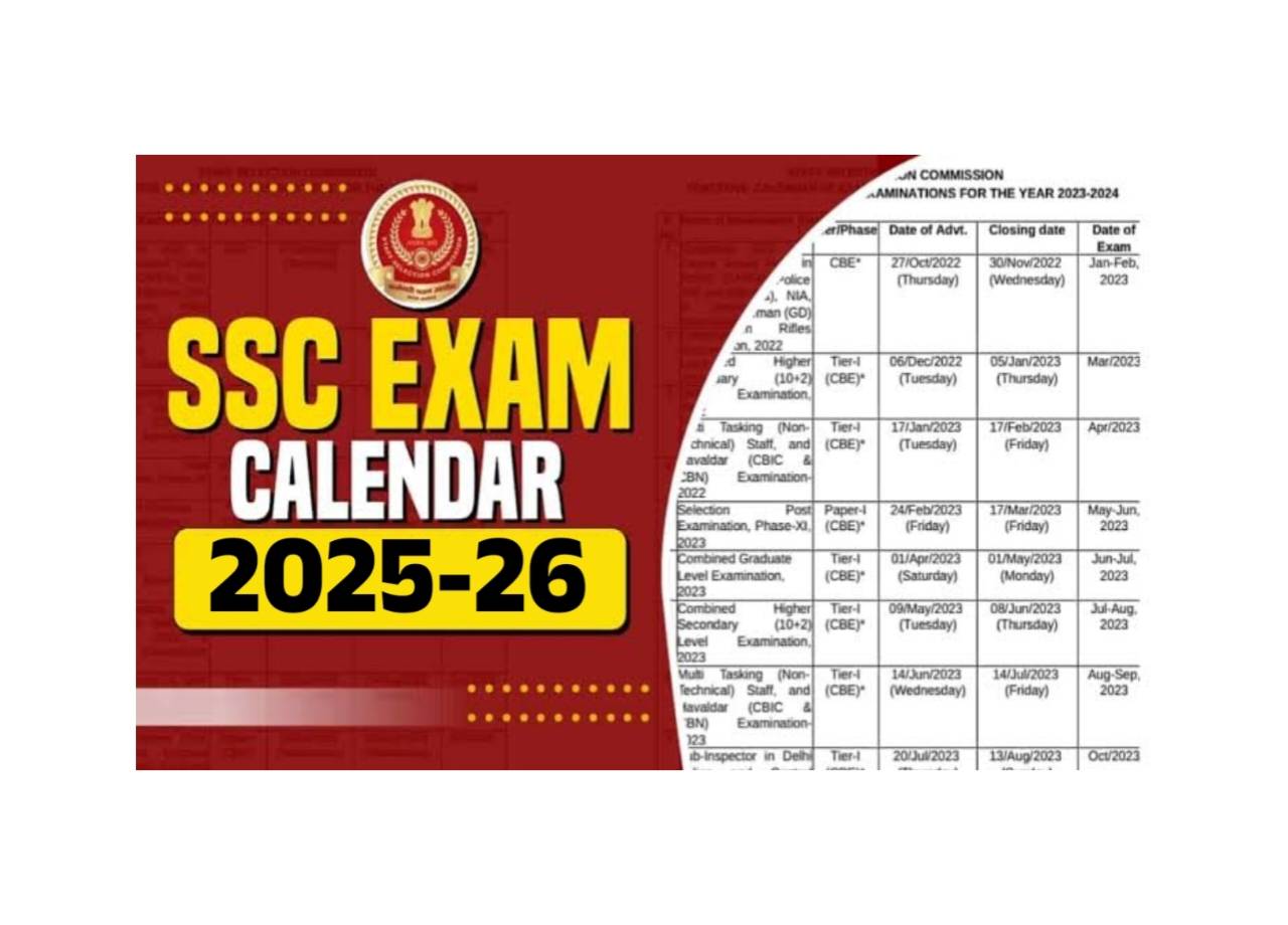SSC Calendar OUT