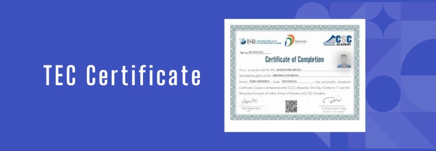 TEC Certificate Registration
